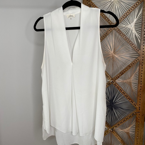 Wilfred White Sleeveless Blouse - Picture 2 of 4